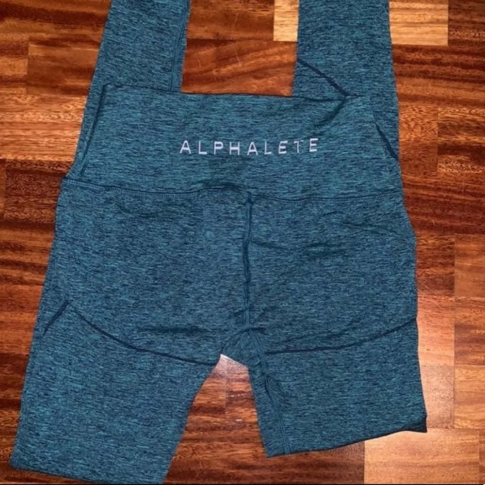 Alphalete revival leggings dress blue